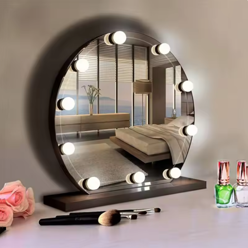 Home Office Lamp - Hollywood make-up spiegellamp met afneembare LED-lampjes,