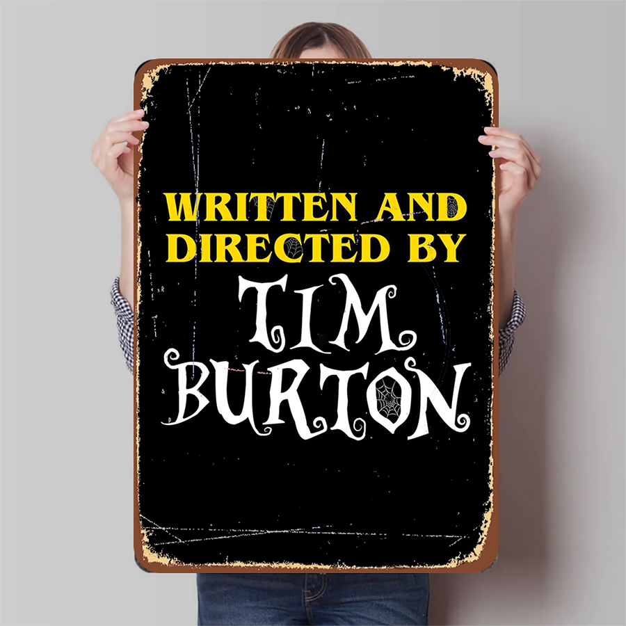 Home Office Tim - Tim Burton geschreven en geregisseerde typografie