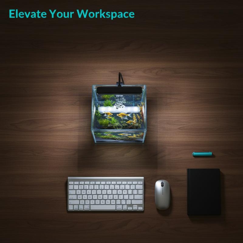 Home Office Lamp - USB Aquarium Clip Light Flexibele nek