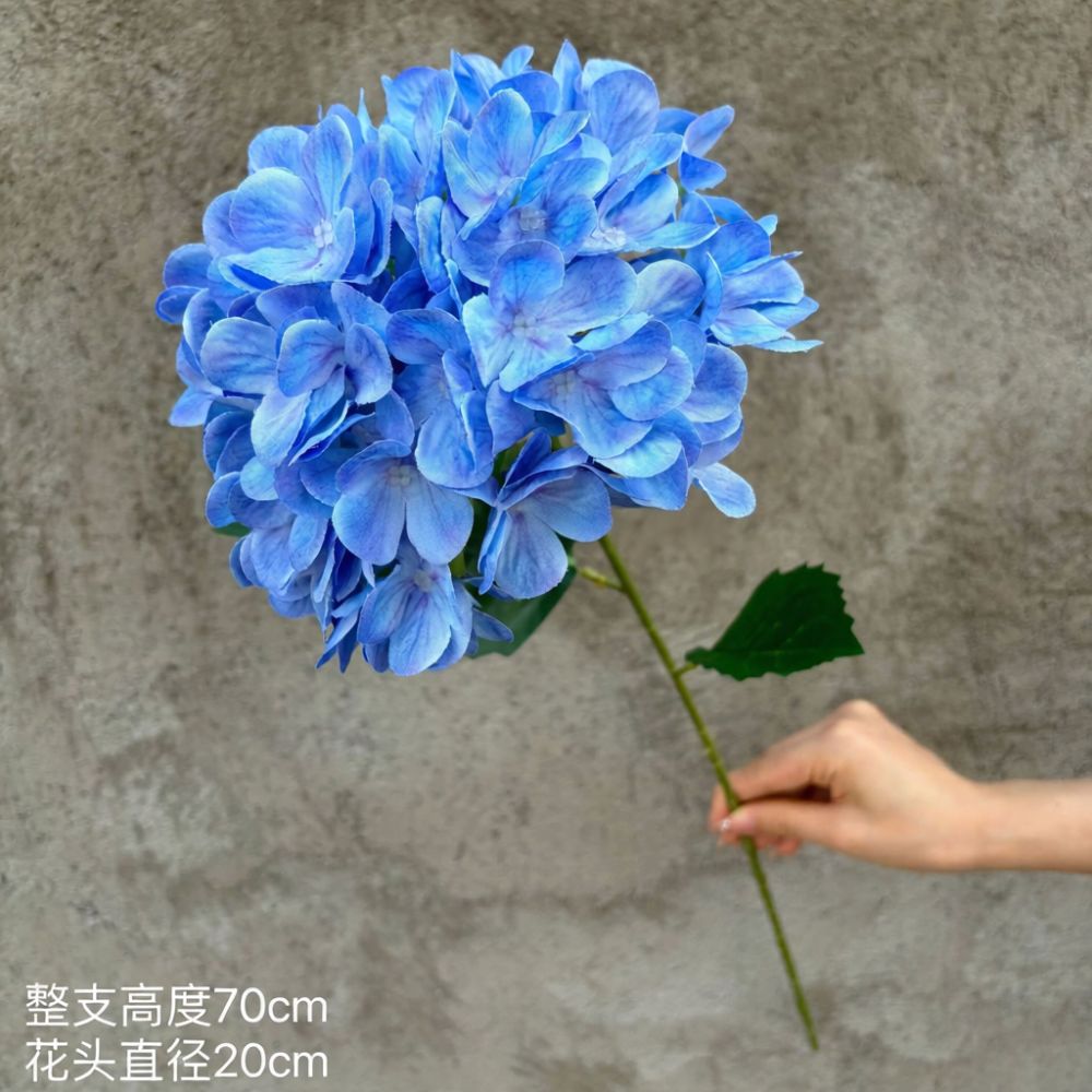 Home Office Backdrop - Decoratieve zijden hortensia bloemen, kunstplanten voor