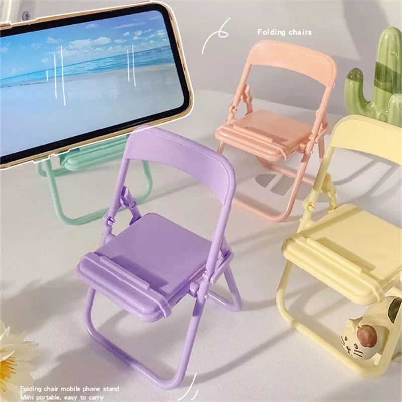 Home Office Jobs - Leuke stoeltelefoonhouderstandaard Creatieve desktop-organizer Multifunctionele telefoonstandaard