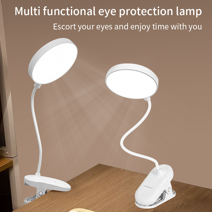 Desk Lamp Led - LED Clip Bureaulamp 360 ° Flexibele,