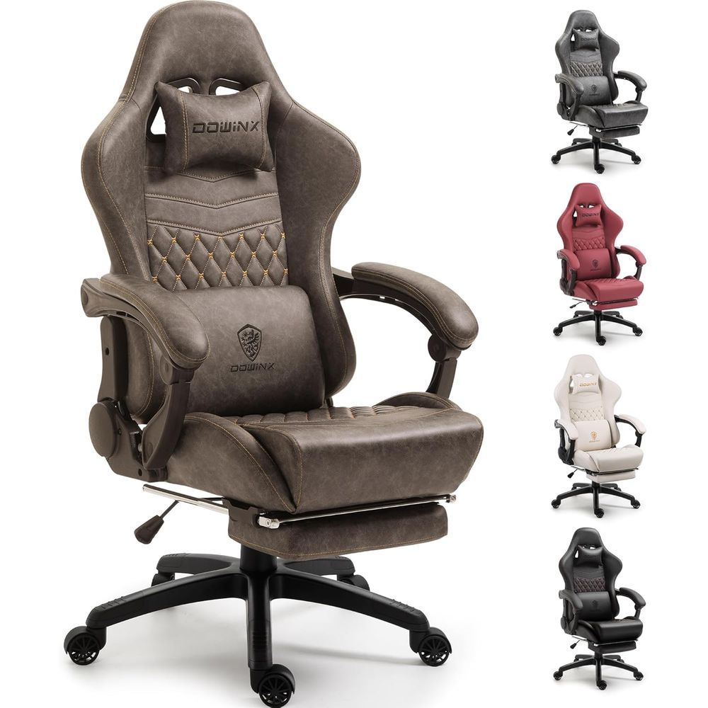 Ergonomic Office Chair - Grote & hoge vintage gamingstoel voor