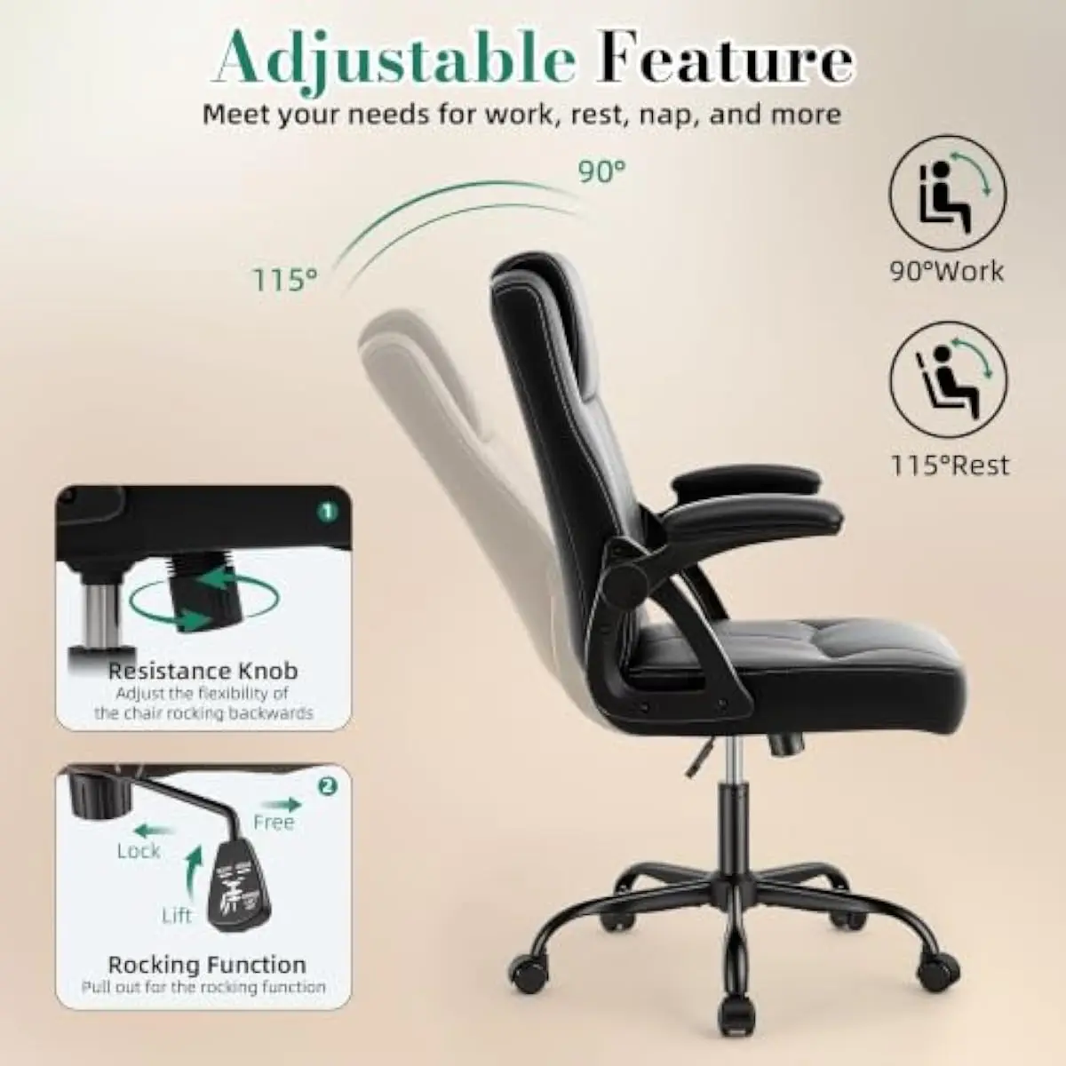 Ergonomische bureaustoel voor  - Ergonomic Office Chair recensie en prijs