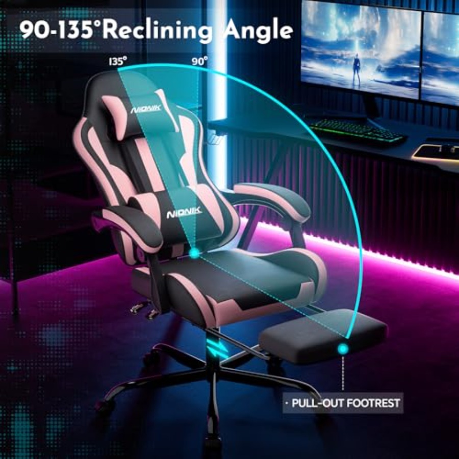 Gamingstoel voor kantoor of ga - Ergonomic Office Chair recensie en prijs