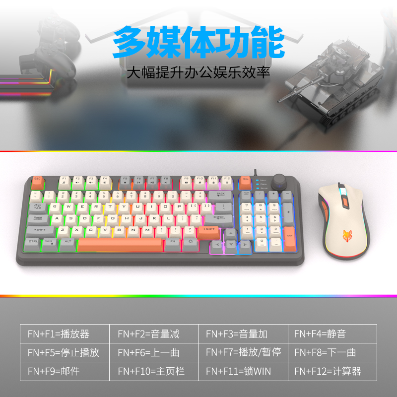 K820 USB bedraad gaming-toetse - English Home Office recensie en prijs