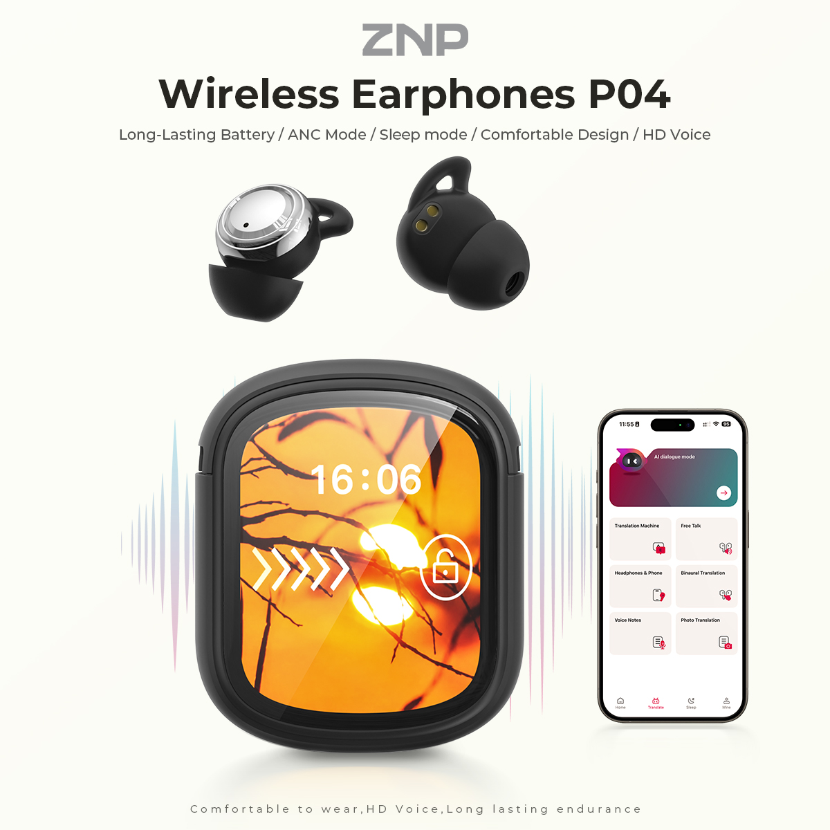 ZNP P04 Slaaphulpoordopjes met - Noise Canceling Headphones recensie en prijs