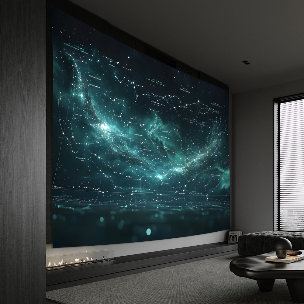 Sterrennacht achtergronddoek - - Home Office Backdrop recensie en prijs