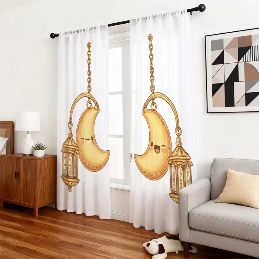 2 STUKS Digitale Print Sheer G - Home Office Lamp recensie en prijs