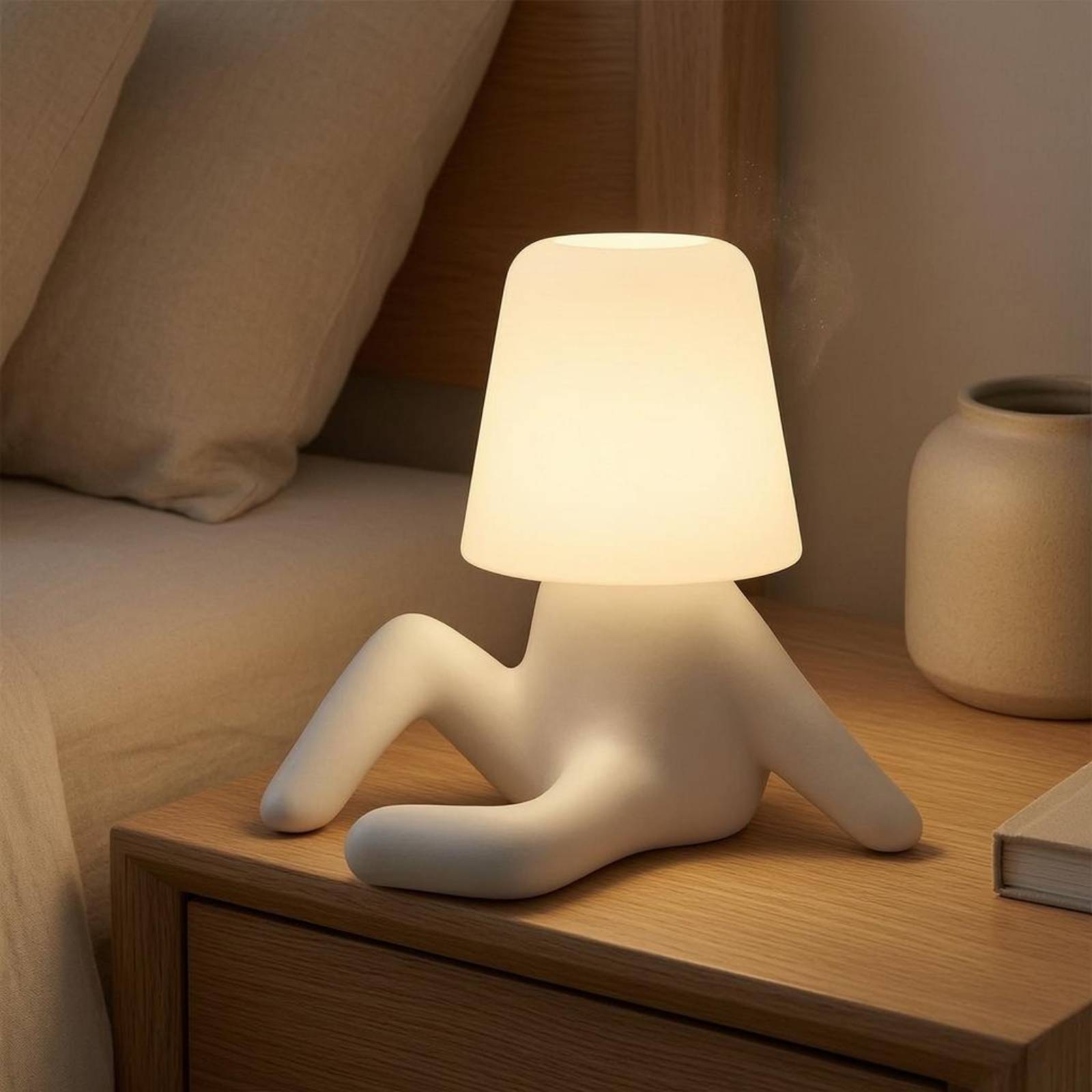 Zittende figuurlamp ABS-hars N - Home Office Lamp recensie en prijs