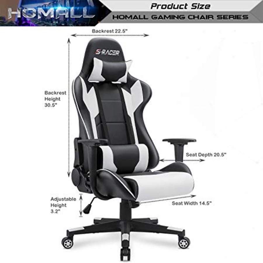 Gaming- en bureaustoel voor ge - Ergonomic Office Chair recensie en prijs