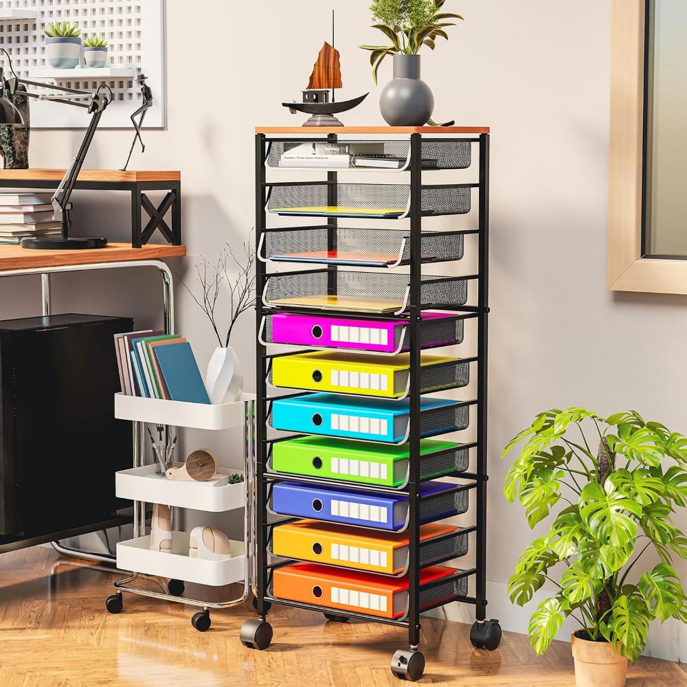 12-laags rollende archiefkar m - Letter Tray Desk recensie en prijs