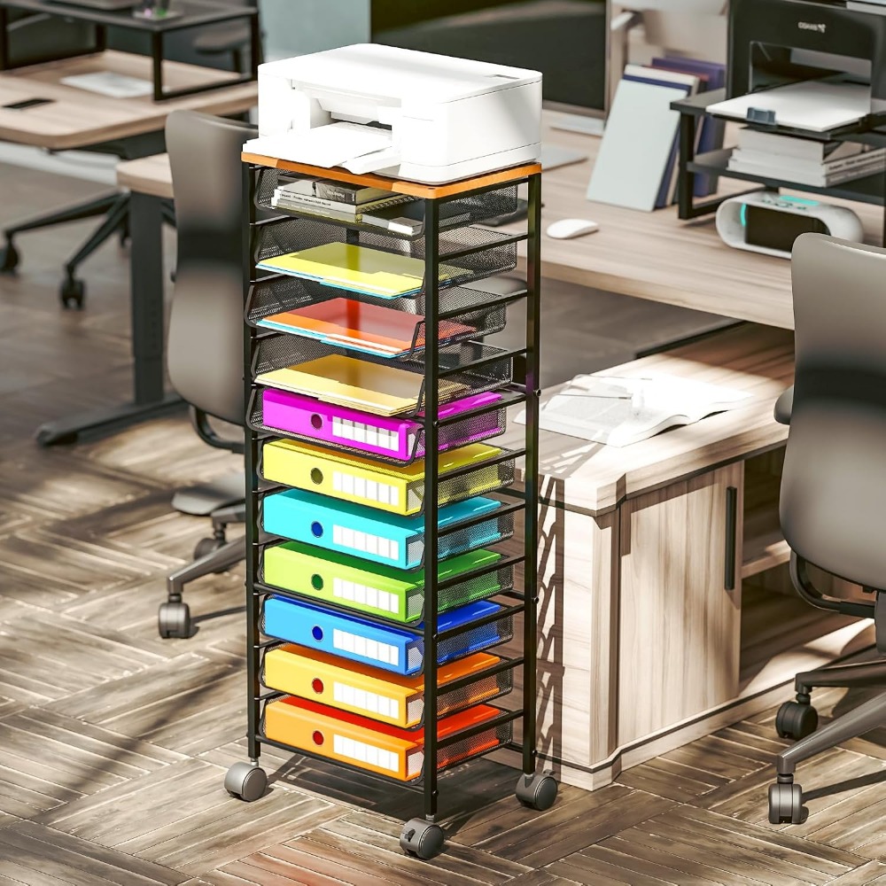 12-laags rollende archiefkar m - Letter Tray Desk recensie en prijs