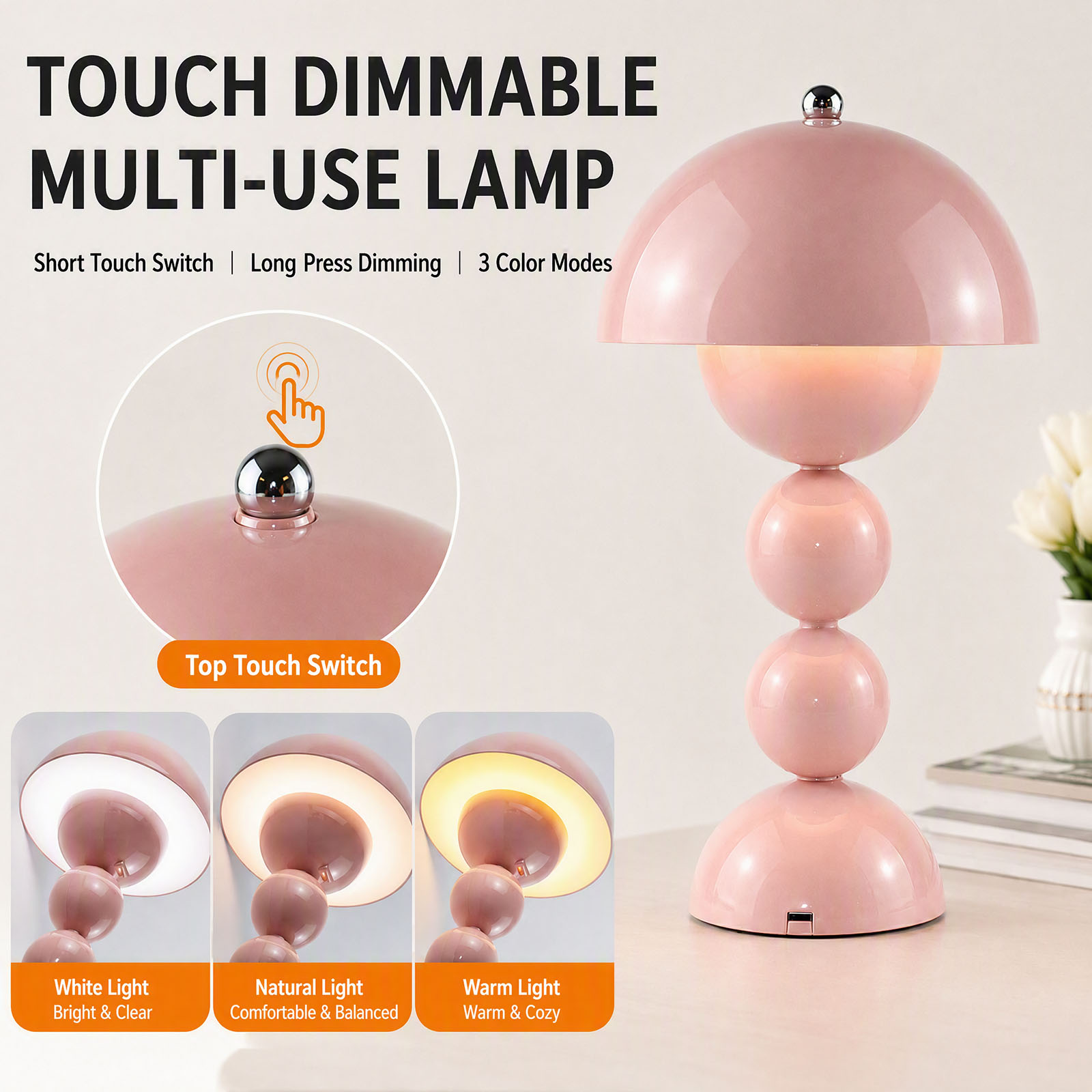 Vintage paddenstoel tafellamp  - Desk Lamp Led recensie en prijs