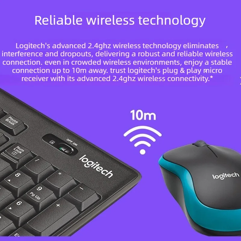 Logitech MK275 draadloos toets - English Home Office recensie en prijs