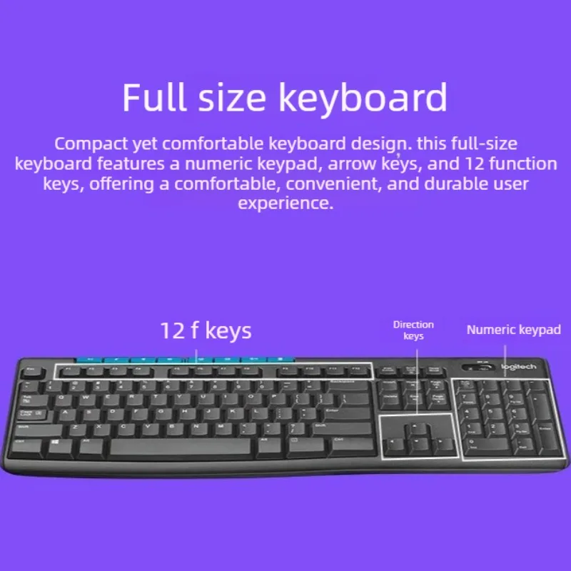 Logitech MK275 draadloos toets - English Home Office recensie en prijs