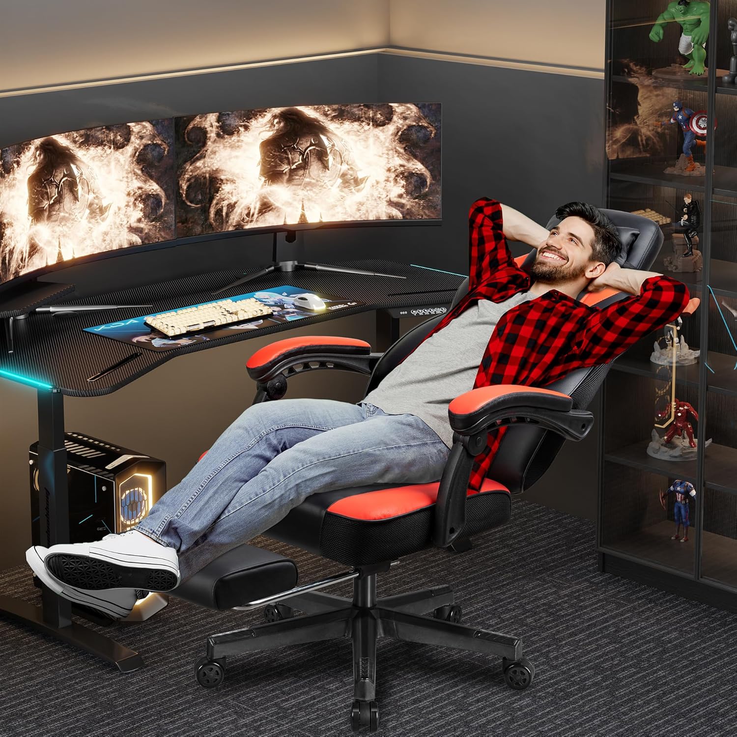 Gamingstoel met voetensteun, m - Ergonomic Office Chair recensie en prijs