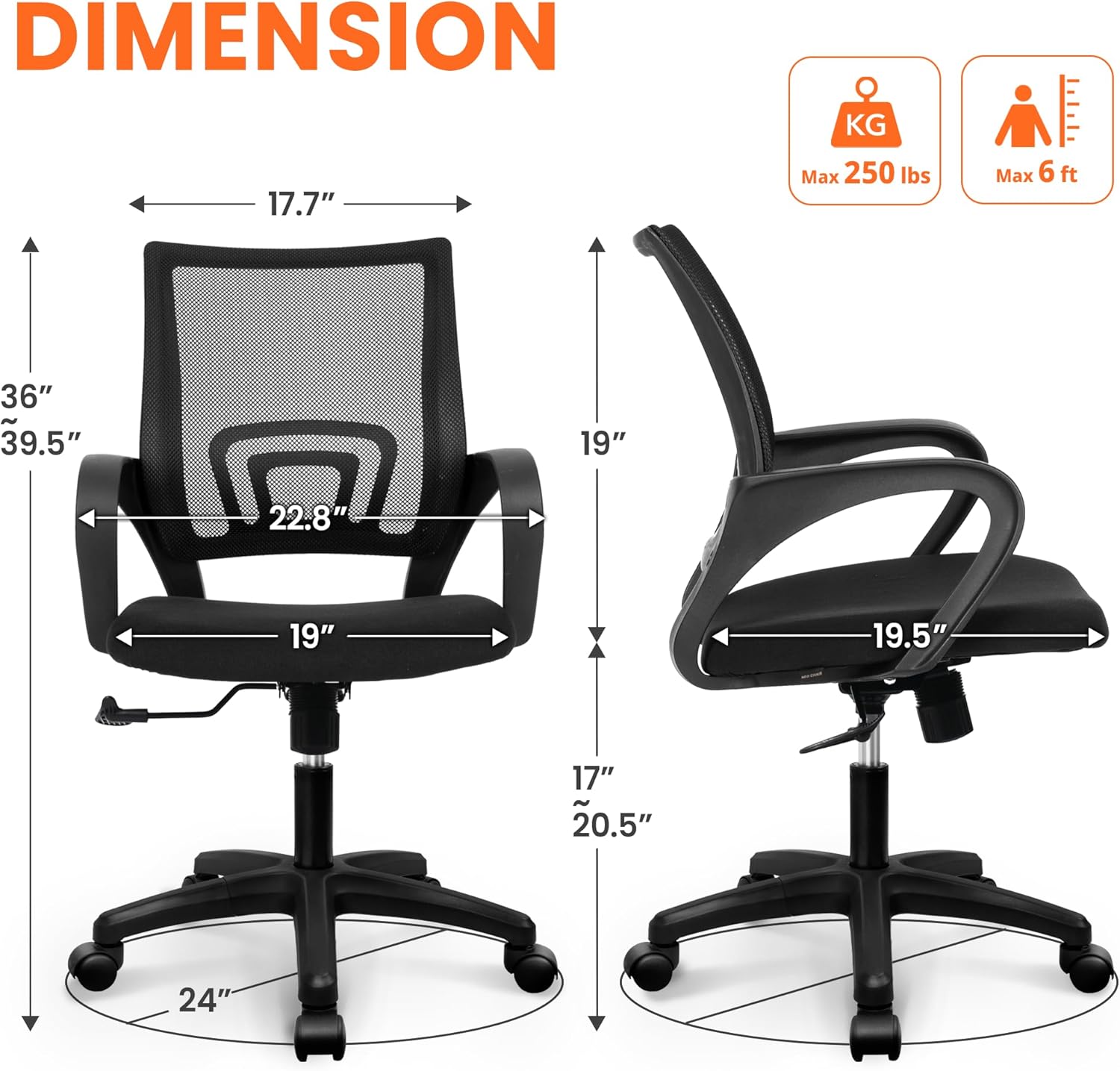Ergonomische mesh bureaustoel  - Ergonomic Office Chair recensie en prijs