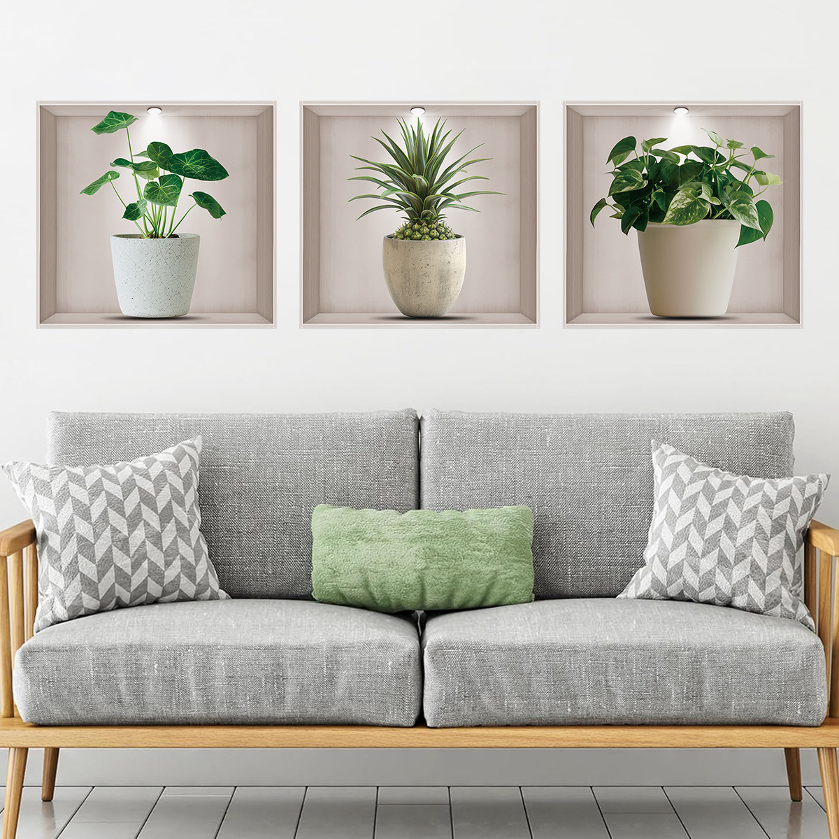 Bloempotten, Groene Planten, M - Home Office Backdrop recensie en prijs