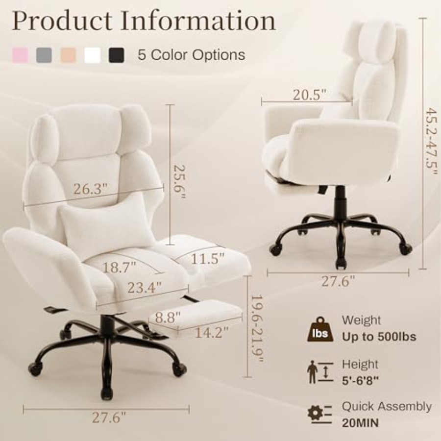 Bureaustoel met opklapbare arm - Ergonomic Office Chair recensie en prijs