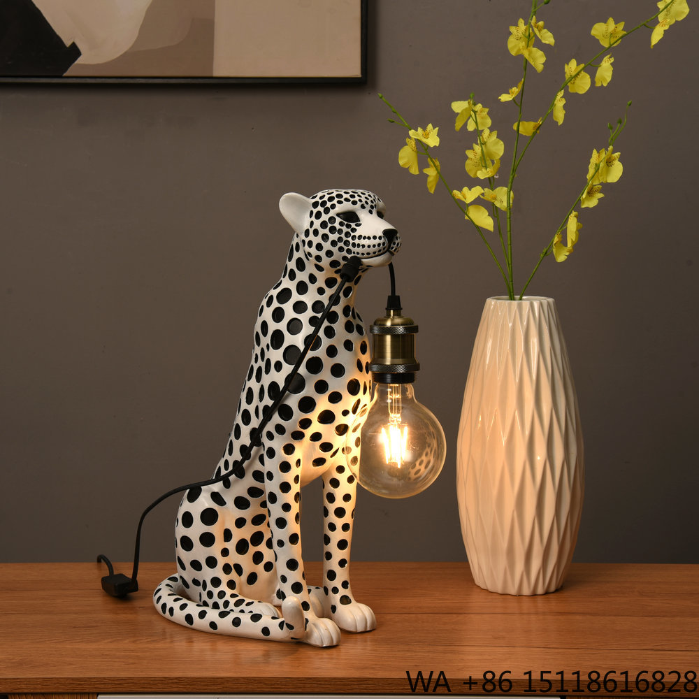 Moderne kunst dierenluipaard h - Home Office Lamp recensie en prijs