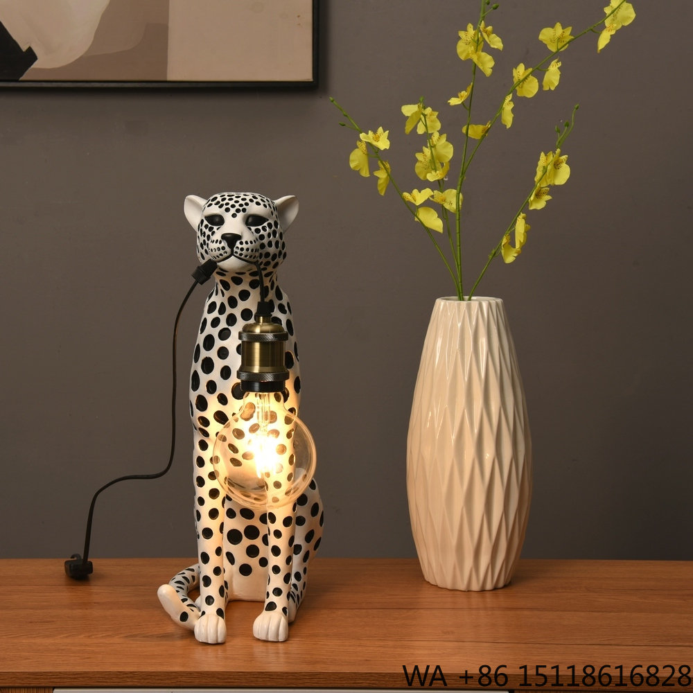 Moderne kunst dierenluipaard h - Home Office Lamp recensie en prijs
