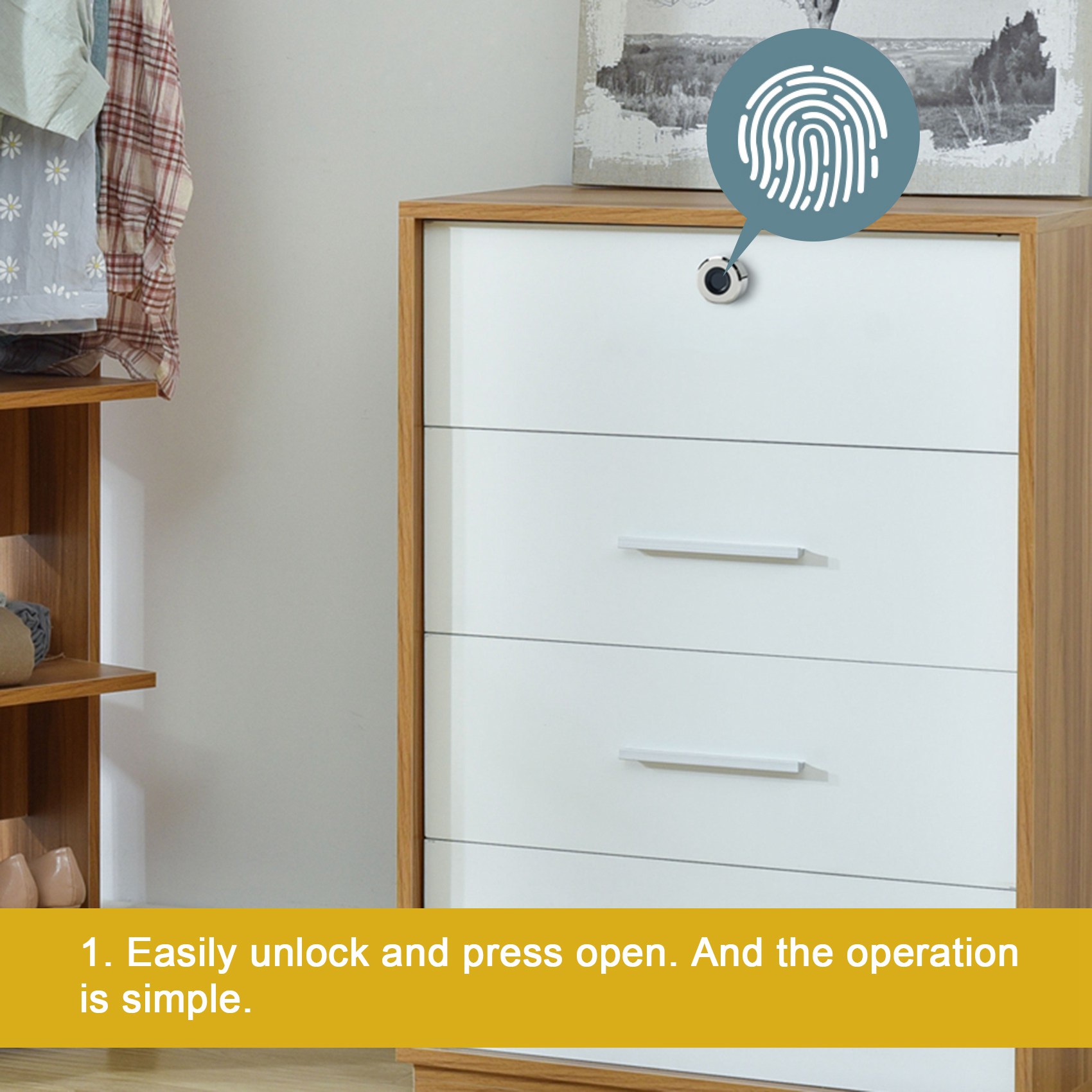Slimme vingerafdruk ladeslot m - File Cabinet Drawer recensie en prijs