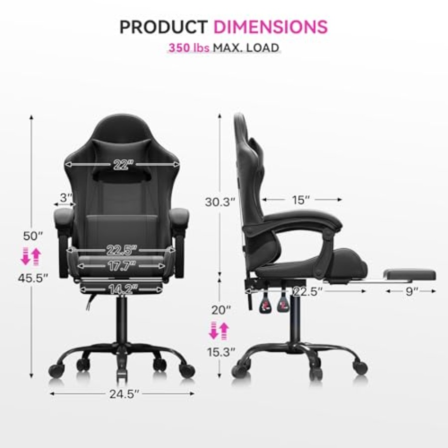 Gamingstoel voor thuiskantoor, - Ergonomic Office Chair recensie en prijs
